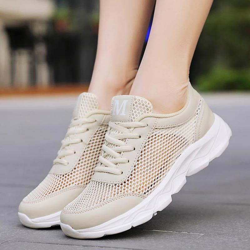 Luxury Lifestyle Way - Musim Panas Bernapas Sepatu Wanita Mesh