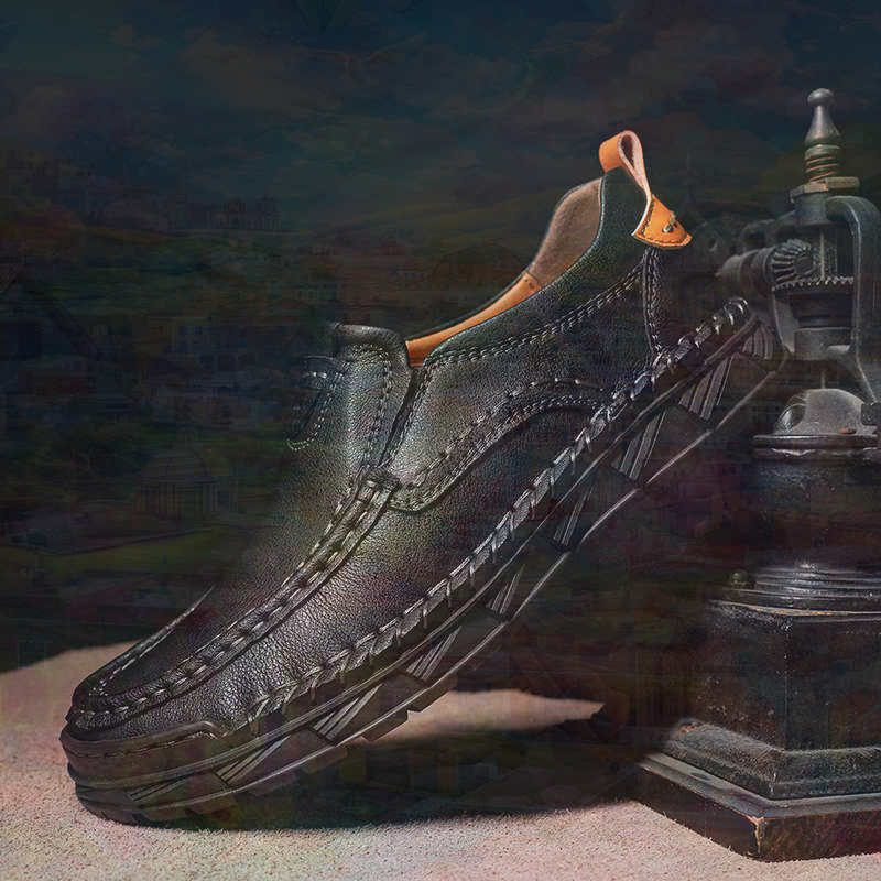 Luxury Lifestyle Grooming Lounge - 39 Sepatu Slipon Pria 46 Keranjang
