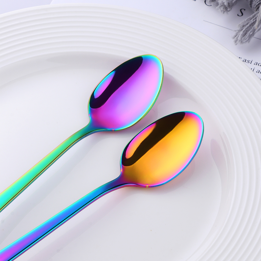 1 Pcs Stainless Steel Es Krim  - Gold Plated Cutlery ulasan dan harga