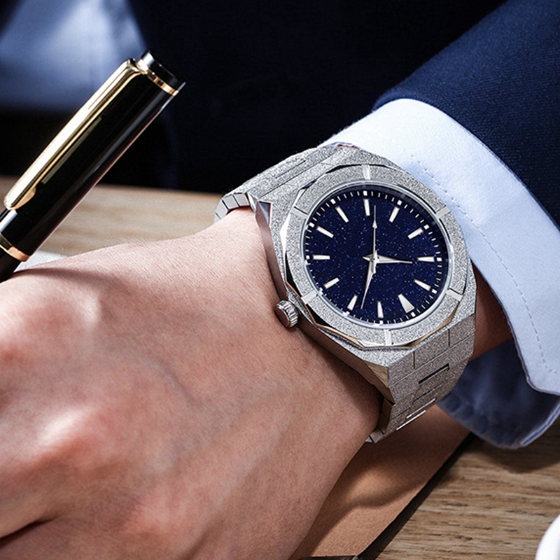 Jam Tangan Emas Stardust Brush - Luxury Lifestyle Brand ulasan dan harga