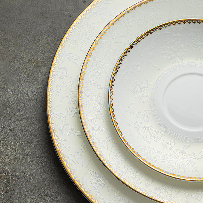 Peralatan dapur keramik piring - Gold Plated Cutlery ulasan dan harga