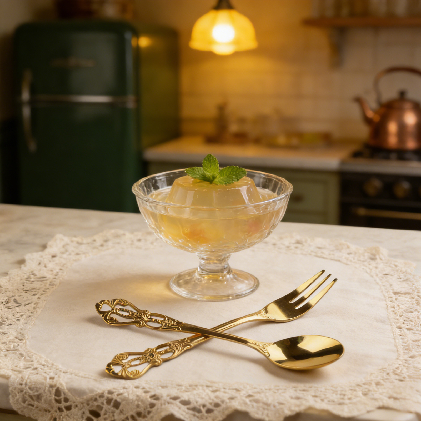 1 Pasang Set Peralatan Makan S - Gold Plated Cutlery ulasan dan harga