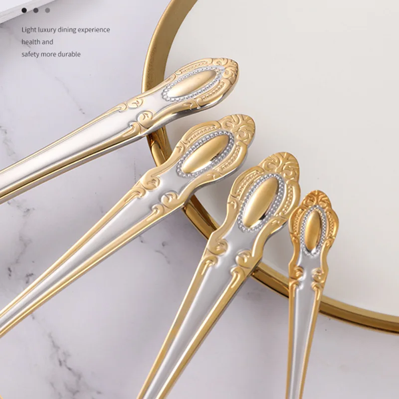 Set Peralatan Makan Emas, Set  - Gold Plated Cutlery ulasan dan harga