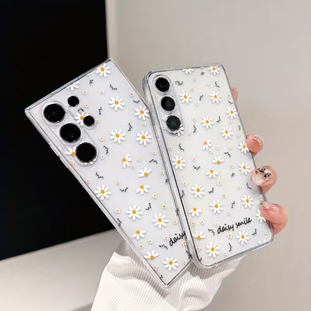 Casing Ponsel Bunga Daisy Puti - Samsung Galaxy A55 ulasan dan harga