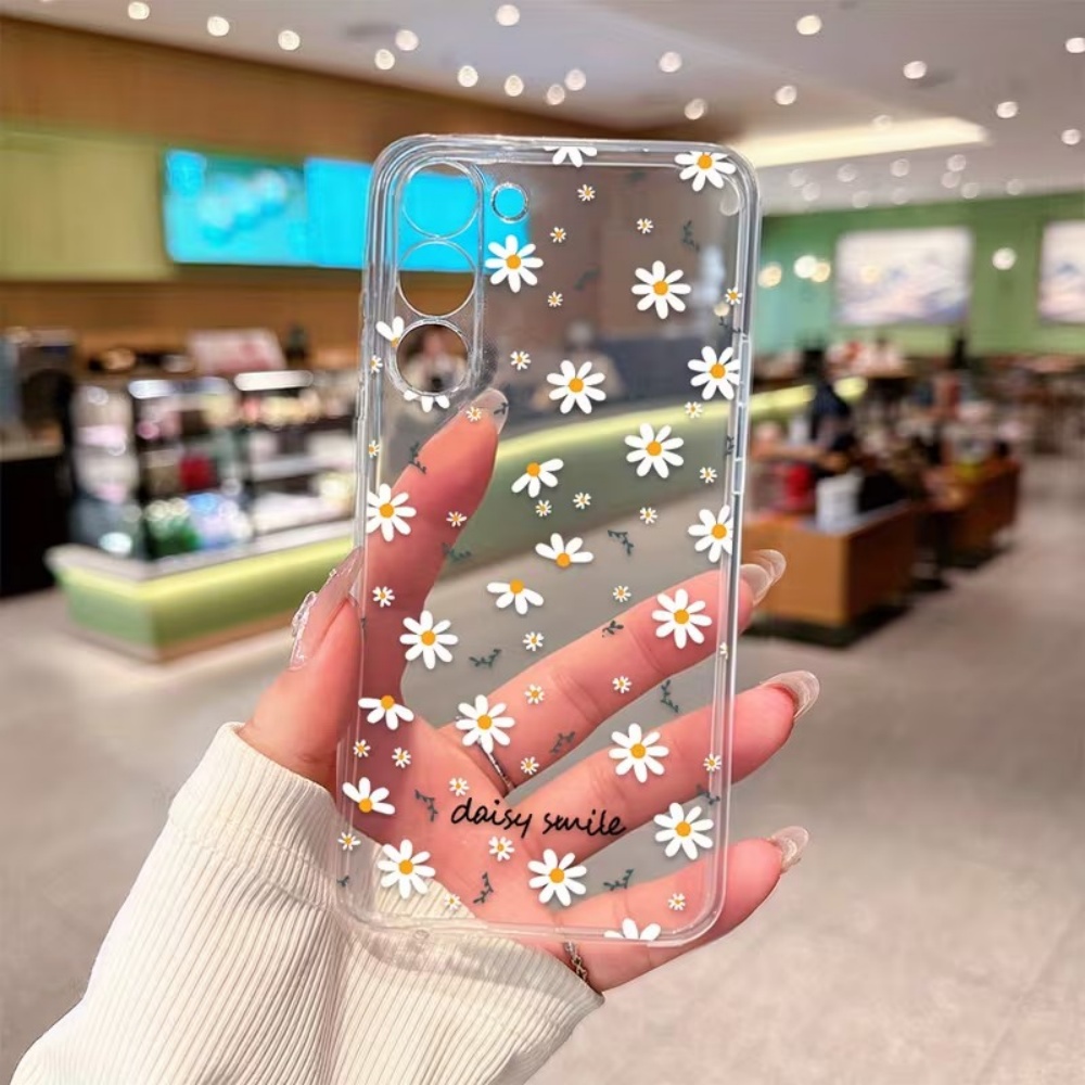 Casing Ponsel Bunga Daisy Puti - Samsung Galaxy A55 ulasan dan harga